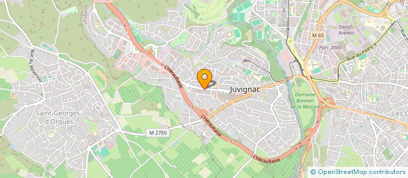 localisation de l'entreprise KEY  JUVIGNAC