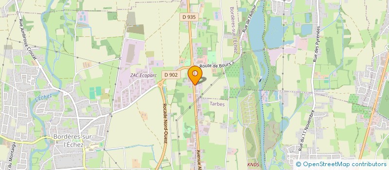 localisation de l'entreprise KEY-EVENT SARL  BORDERES-SUR-L'ECHEZ