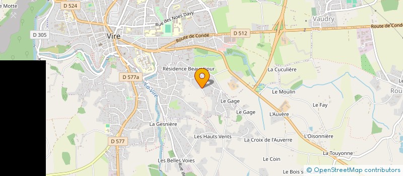 localisation de l'entreprise KEY FACTORS  VIRE NORMANDIE