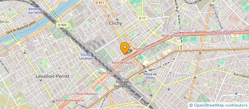 localisation de l'entreprise KEY-IMMO à CLICHY