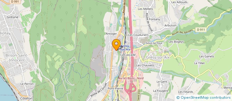 localisation de l'entreprise KEY IMMO  GRESY-SUR-AIX