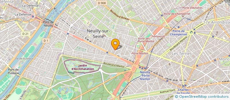 localisation de l'entreprise KEY INVEST à NEUILLY-SUR-SEINE