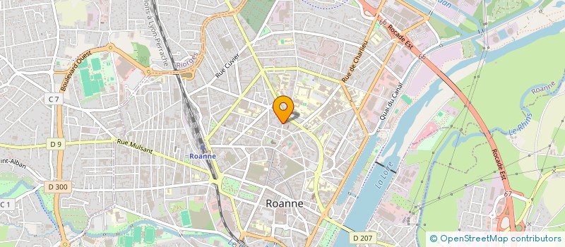 localisation de l'entreprise KEY LARGO  ROANNE