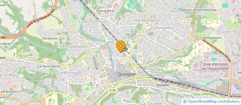 localisation de l'entreprise KEY OUEST à QUIMPER