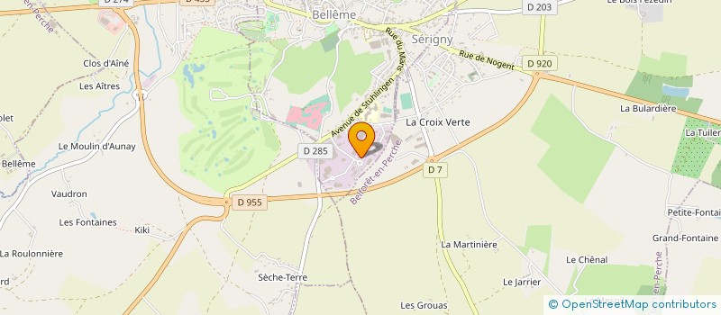 localisation de l'entreprise KEY PLASTICS FRANCE COMTE à BELLEME