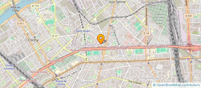 localisation de l'entreprise KEY SECURITY PROTECTION à SAINT-OUEN-SUR-SEINE
