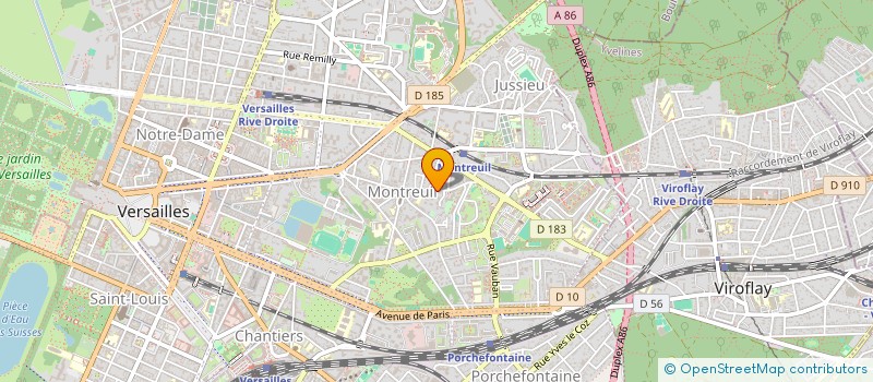 localisation de l'entreprise KEY WAY  VERSAILLES