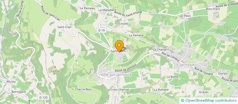 localisation de l'entreprise KEY WEST 93  VILLE-SUR-JARNIOUX