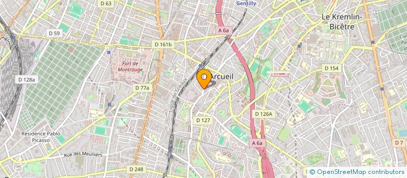 localisation de l'entreprise KEY Z à ARCUEIL