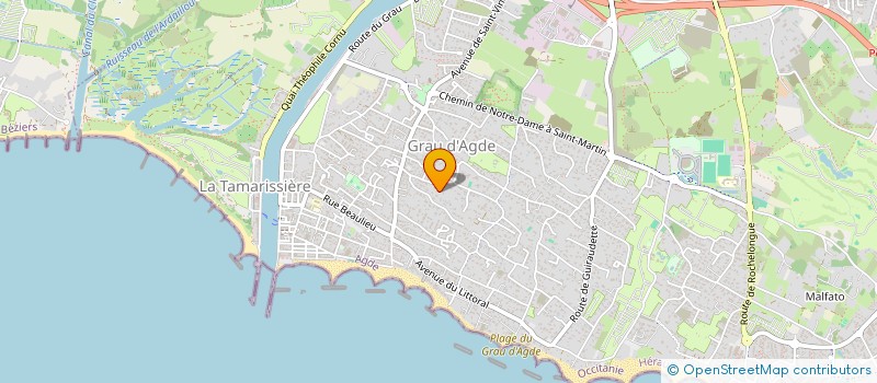 localisation de l'entreprise KEYA  AGDE