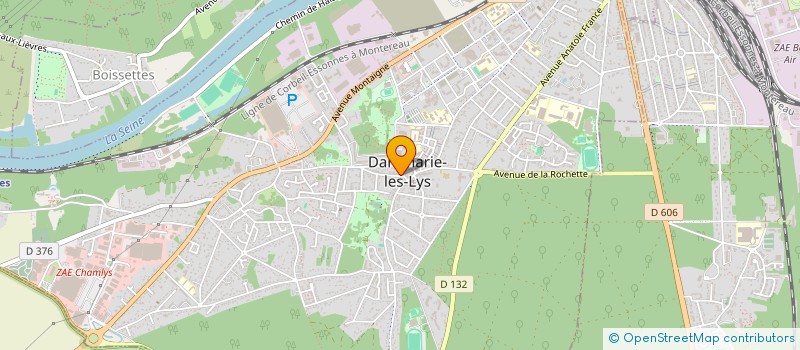 localisation de l'entreprise KEYAN à DAMMARIE-LES-LYS