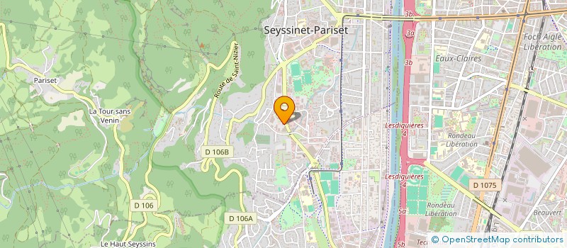 localisation de l'entreprise KEYBAS  SEYSSINET-PARISET