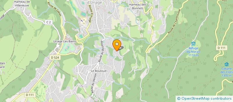 localisation de l'entreprise KEYBISCAYNE  SAINT-MARTIN-D'URIAGE