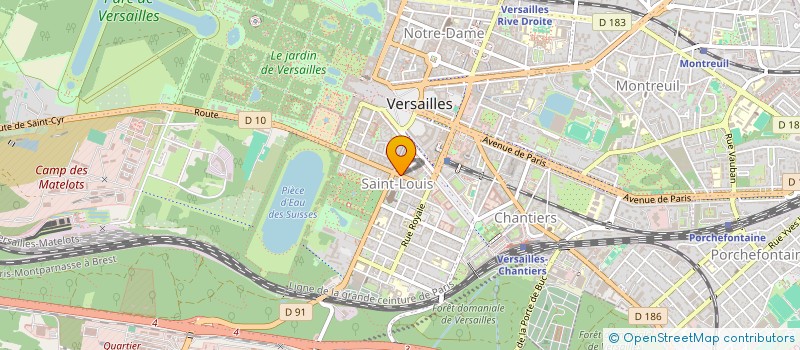 localisation de l'entreprise KEYCOM à VERSAILLES