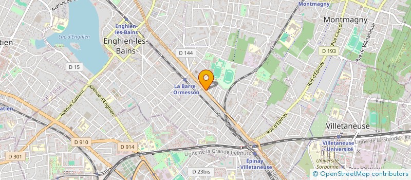 localisation de l'entreprise KEYDATA à DEUIL LA BARRE