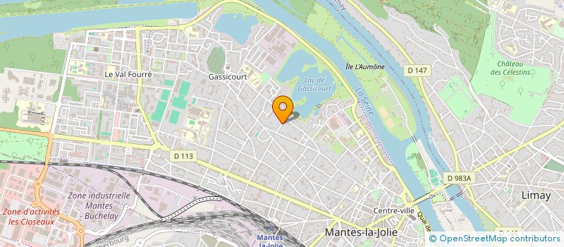 localisation de l'entreprise KEYDATA à COURBEVOIE