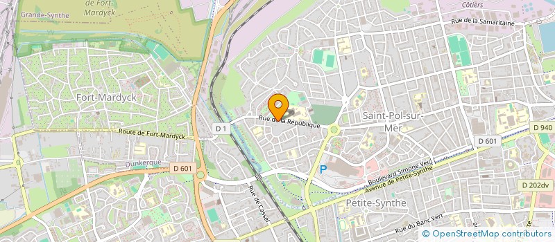 localisation de l'entreprise KEYE VELD à DUNKERQUE