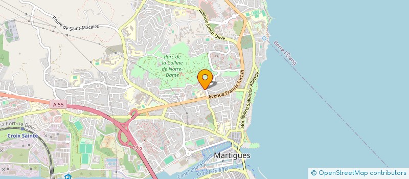 localisation de l'entreprise KEYETUDES INGENIERIE à MARTIGUES