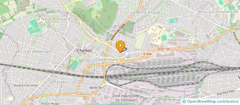 localisation de l'entreprise KEYGAN à CHELLES