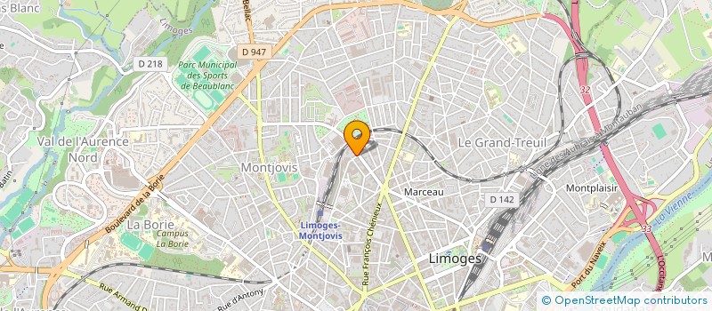localisation de l'entreprise KEYLAA MARTIAL ARTS à LIMOGES