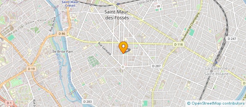 localisation de l'entreprise KEYLOG à SAINT-MAUR-DES-FOSSES