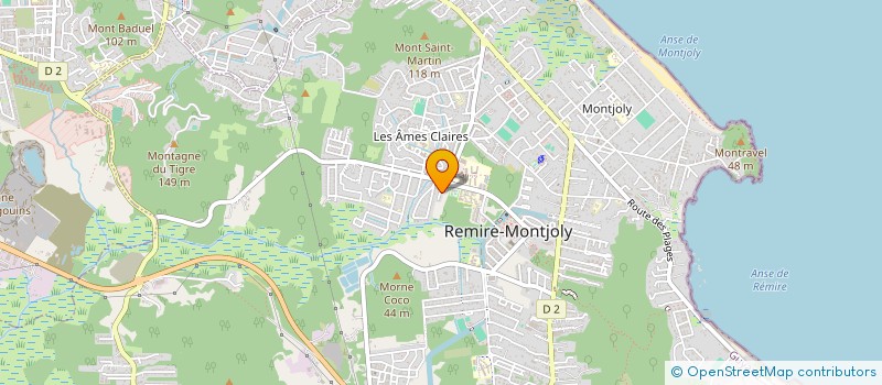 localisation de l'entreprise KEYMOOD  REMIRE-MONTJOLY