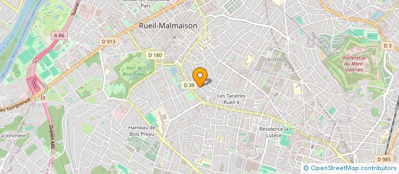 localisation de l'entreprise KEYNERGIE à RUEIL-MALMAISON