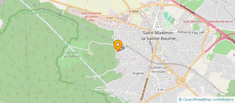 localisation de l'entreprise KEYROZEN à SAINT-MAXIMIN-LA-SAINTE-BAUME