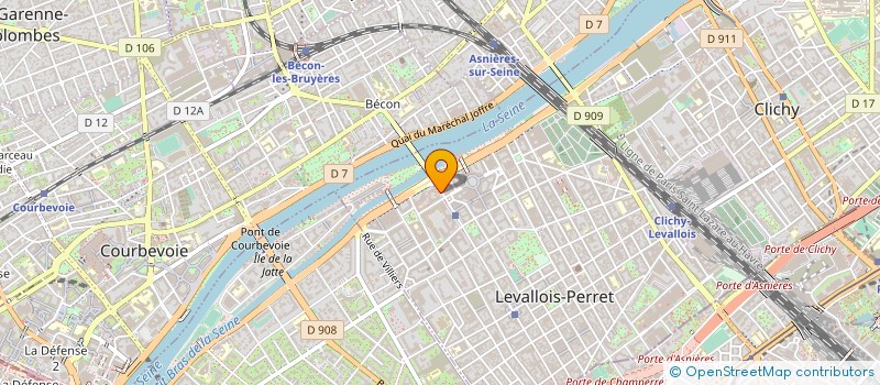 localisation de l'entreprise KEYRUS à LEVALLOIS-PERRET