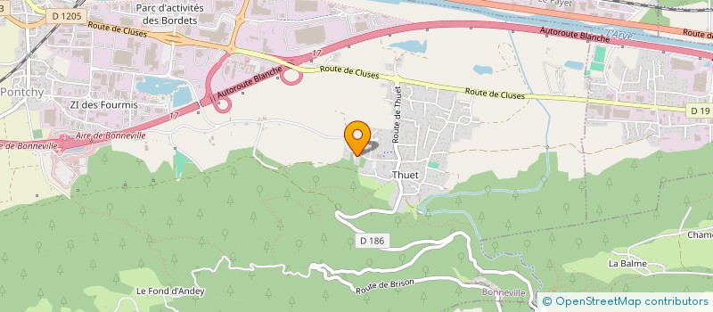 localisation de l'entreprise KEYS  BONNEVILLE