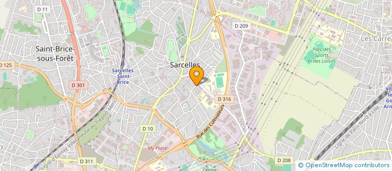 localisation de l'entreprise KEYSERS DISTRIBUTION à SARCELLES