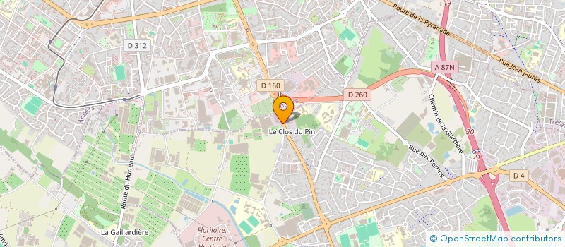 localisation de l'entreprise KEYSFLEX FRANCE  LES PONTS-DE-CE