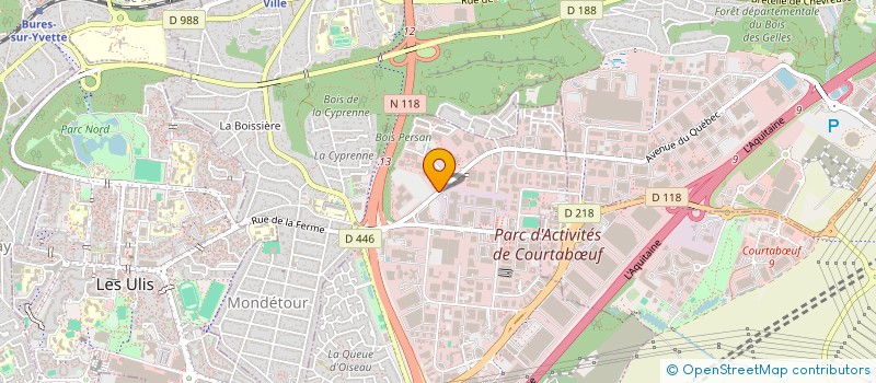 localisation de l'entreprise KEYSIGHT TECHNOLOGIES FRANCE SAS à LES ULIS