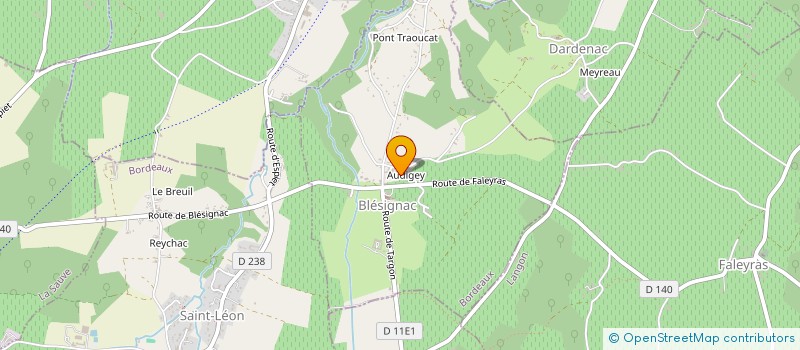 localisation de l'entreprise KEYSOM à BLESIGNAC