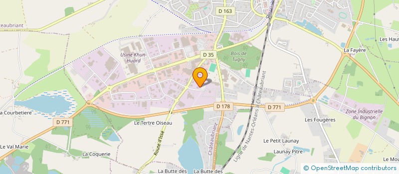 localisation de l'entreprise KEYSOURCE à CHATEAUBRIANT