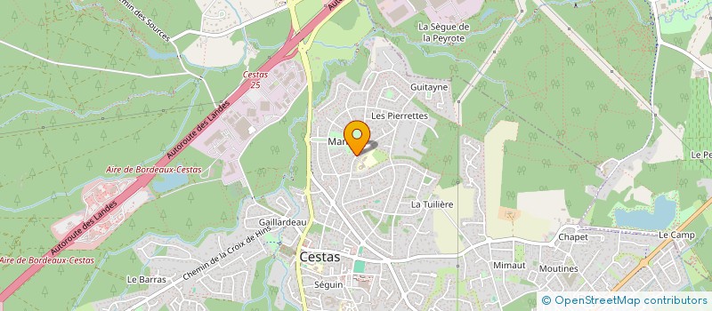 localisation de l'entreprise KEYSPER  CESTAS