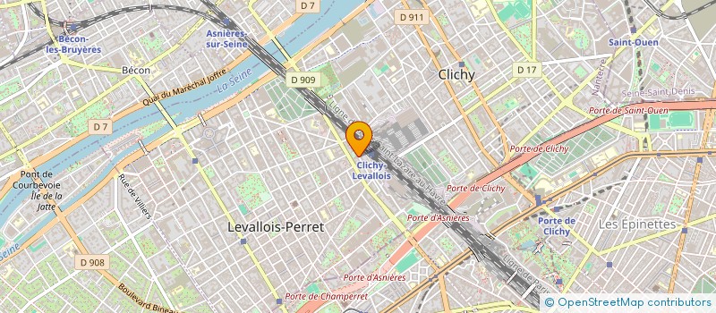 localisation de l'entreprise KEYSTONE à LEVALLOIS-PERRET