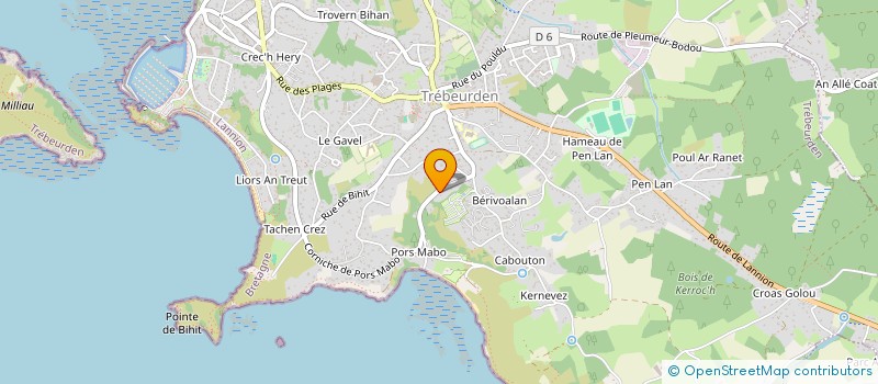 localisation de l'entreprise KEYSTONE  TREBEURDEN