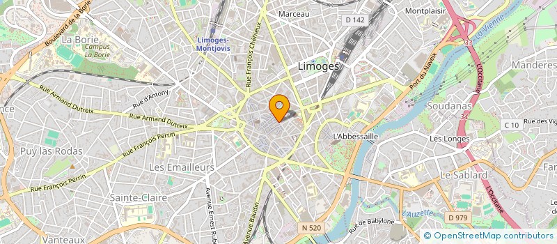 localisation de l'entreprise KEYSTONE BUILDING - KSB à LIMOGES