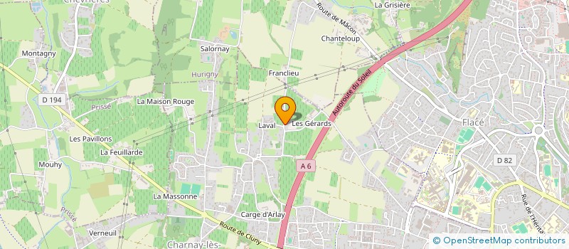 localisation de l'entreprise KEYSTONE ROBOTICS à CHARNAY-LES-MACON