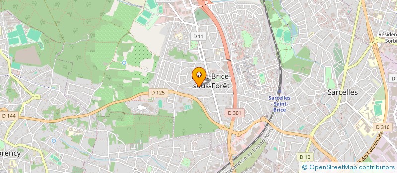 localisation de l'entreprise KEYTEL à SAINT-BRICE-SOUS-FORET