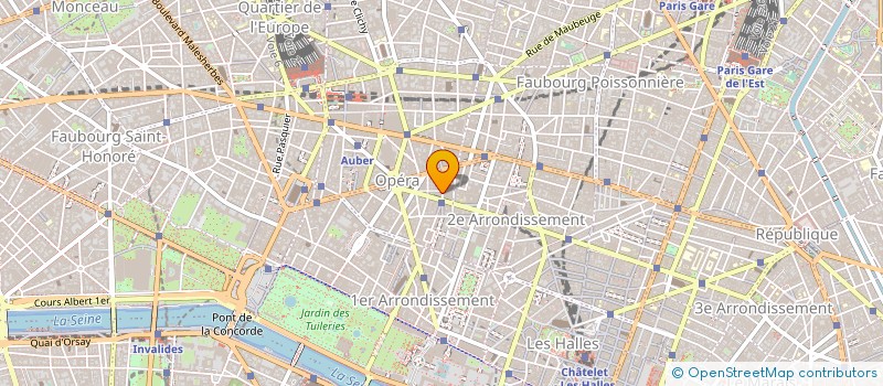 localisation de l'entreprise KEYTEL FRANCE SA à PARIS