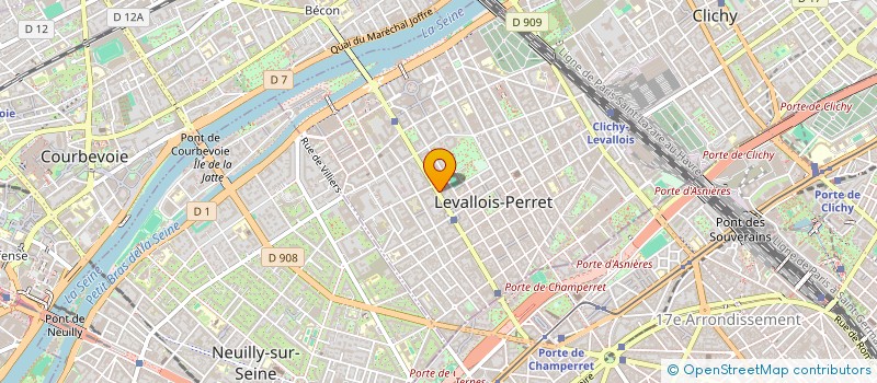 localisation de l'entreprise KEYTON FRANCE à LEVALLOIS-PERRET