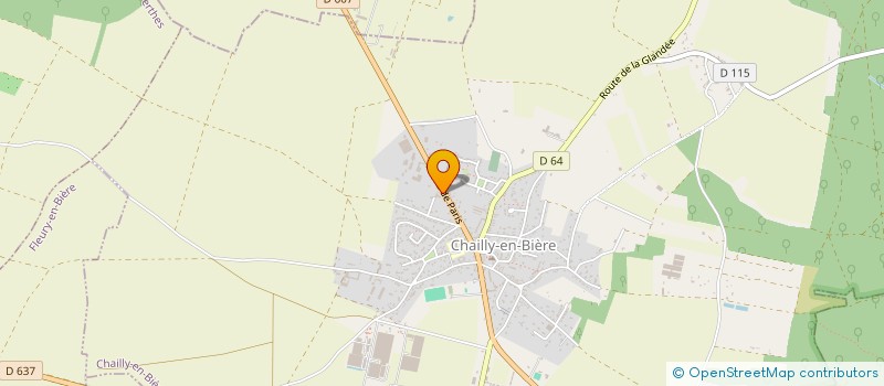 localisation de l'entreprise KEYTRONICS à CHAILLY-EN-BIERE
