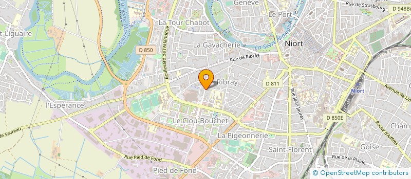 localisation de l'entreprise KEYVA à NIORT