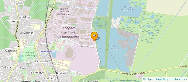 localisation de l'entreprise KEYWORDS à BLANQUEFORT