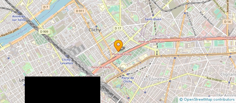 localisation de l'entreprise KEYYO à CLICHY