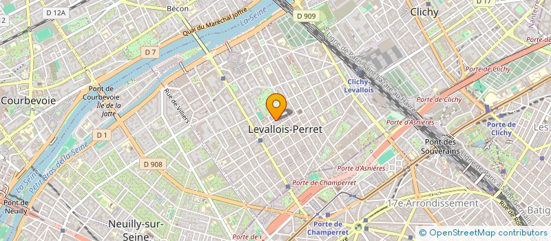 localisation de l'entreprise KEYZ à LEVALLOIS-PERRET