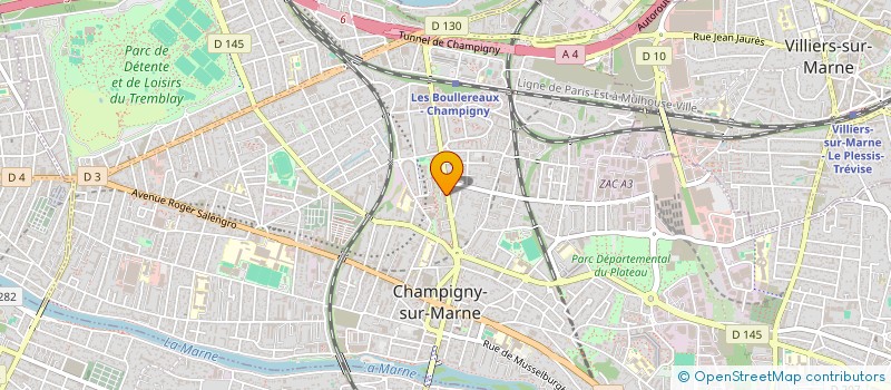 localisation de l'entreprise KEYZ FORMATION  CHAMPIGNY-SUR-MARNE