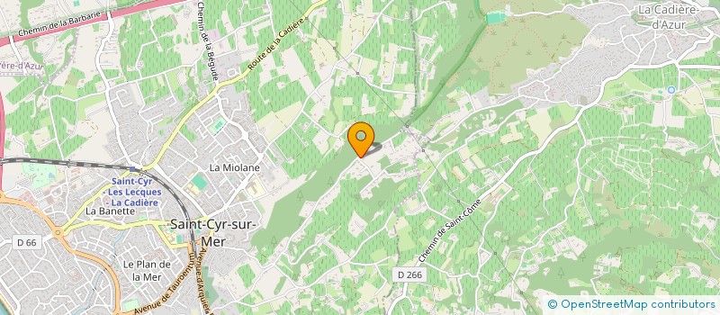 localisation de l'entreprise KEYZEN INVEST à SAINT-CYR-SUR-MER